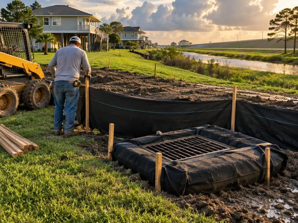 Silt Fence & Inlet Protection in New Orleans, LA