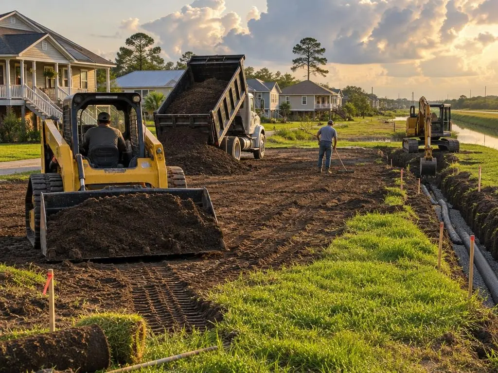 Yard Grading & Topsoil in New Orleans, LA